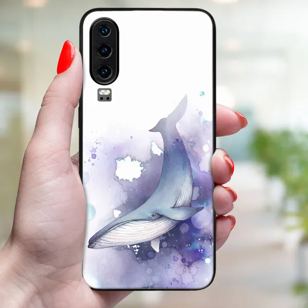MY ART Ochranný obal pre Huawei P30 WHALE (242)