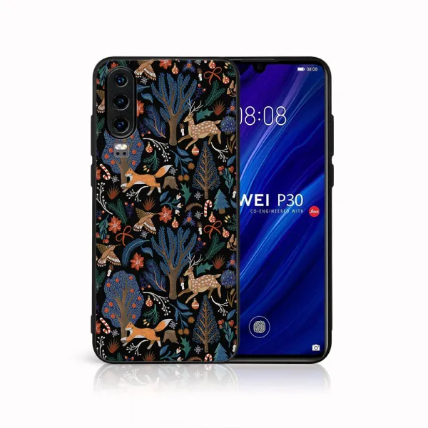 MY ART Obal s vianočným dizajnom Huawei P30 WINTER (071)