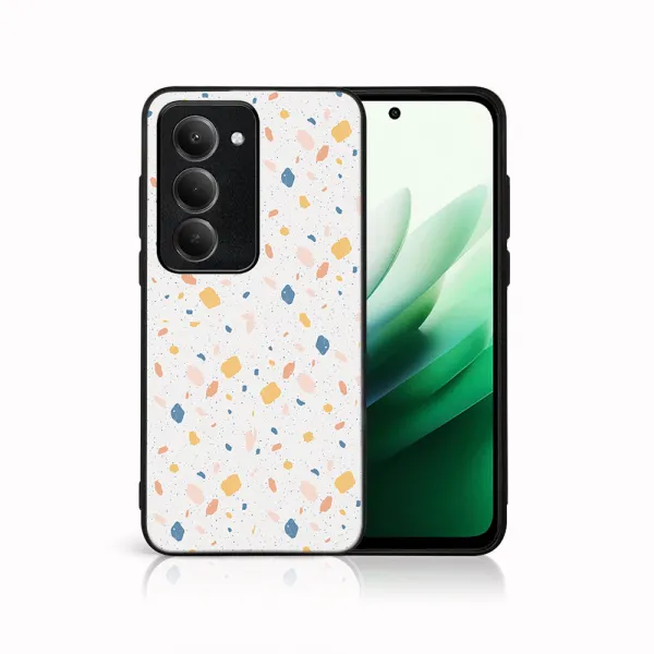 MY ART Ochranný kryt pre Xiaomi Redmi 15 / Redmi 15 5G ORANGE TERRAZZO (165)
