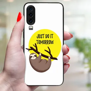 MY ART Ochranný obal pre Huawei P30 SLOTH (188)