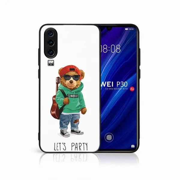 MY ART Ochranný obal pre Huawei P30 BEAR (177)