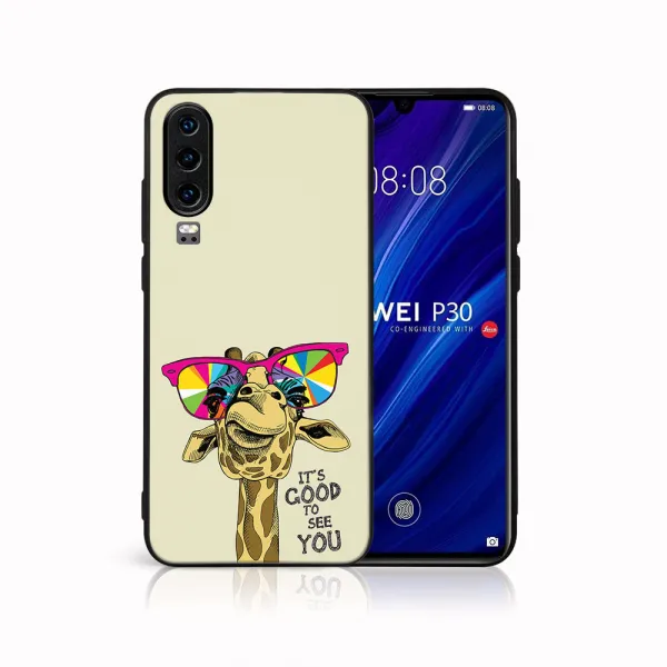 MY ART Ochranný obal pre Huawei P30 GIRAFFE (180)