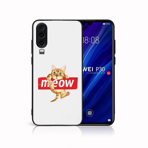 MY ART Ochranný obal pre Huawei P30 MEOW (183)