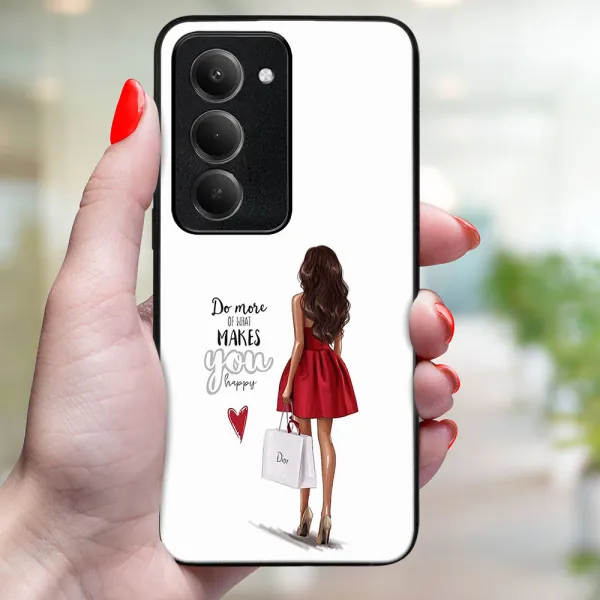 MY ART Ochranný kryt pre Xiaomi Redmi 15 / Redmi 15 5G RED DRESS (137)