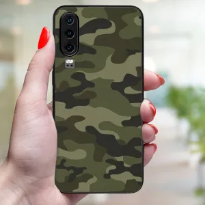 MY ART Ochranný obal pre Huawei P30 GREEN CAMO (235)