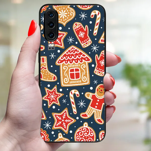 MY ART Obal s vianočným dizajnom Huawei P30 CHRISTMAS (069)