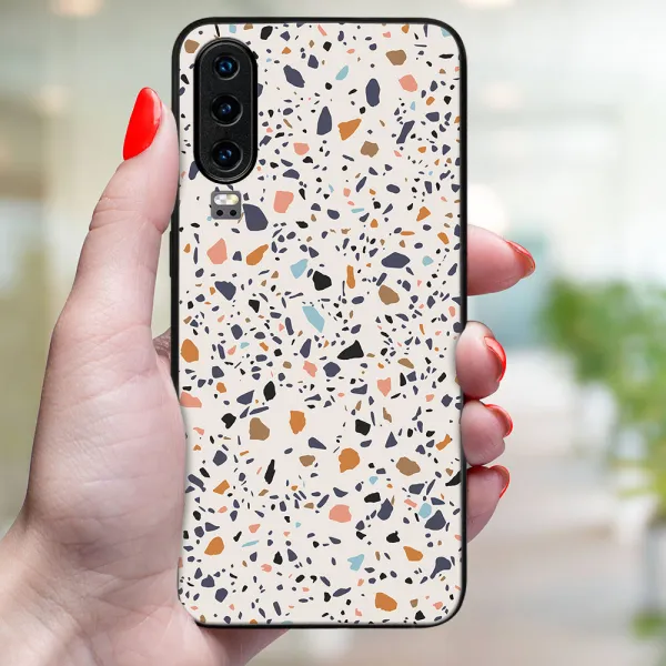 MY ART Ochranný obal pre Huawei P30 BEIGE TERRAZZO (162)