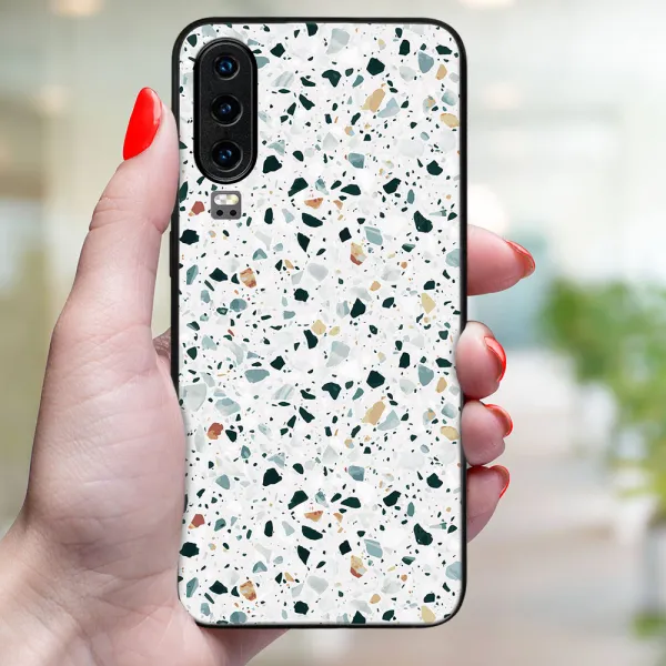 MY ART Ochranný obal pre Huawei P30 GREY TERRAZZO (163)