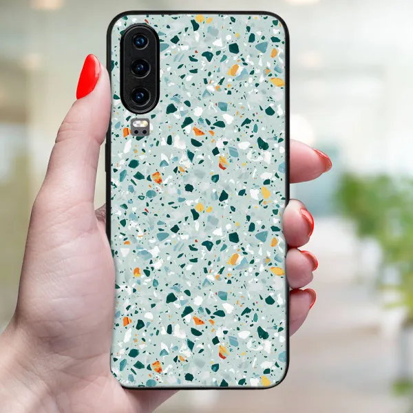 MY ART Ochranný obal pre Huawei P30 BLUE TERRAZZO (164)