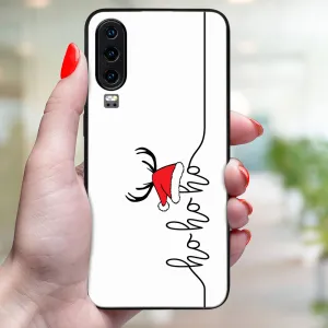MY ART Obal s vianočným dizajnom Huawei P30 HOHOHO (073)