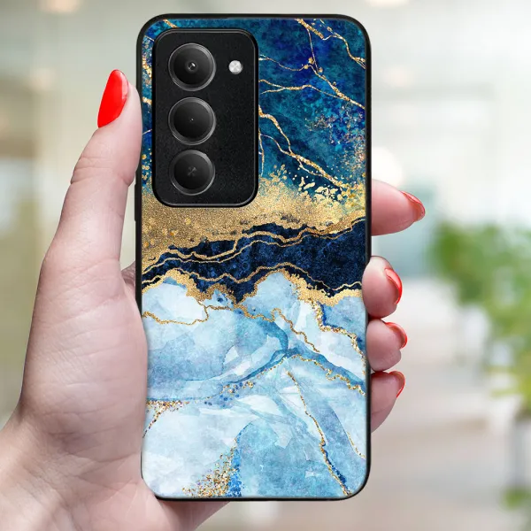 MY ART Ochranný kryt pre Xiaomi Redmi 15 / Redmi 15 5G BLUE MARBLE (141)