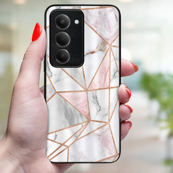 MY ART Ochranný kryt pre Xiaomi Redmi 15 / Redmi 15 5G PINK MARBLE (143)