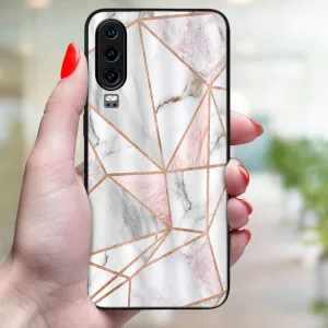 MY ART Ochranný obal pre Huawei P30 PINK MARBLE (143)