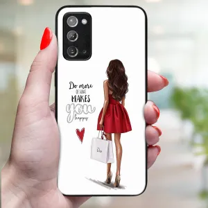 MY ART Ochranný obal pre Samsung Galaxy Note 20 RED DRESS (137)
