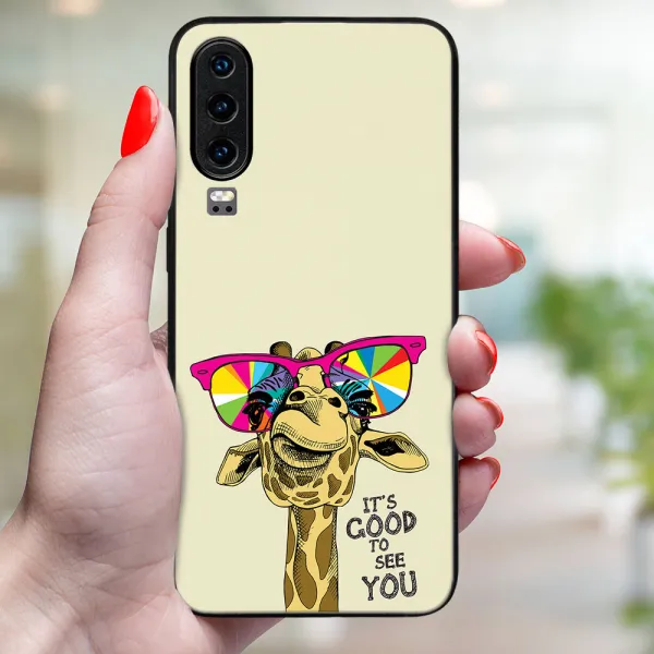 MY ART Ochranný obal pre Huawei P30 GIRAFFE (180)