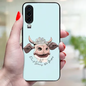 MY ART Ochranný obal pre Huawei P30 HAPPY COW (181)