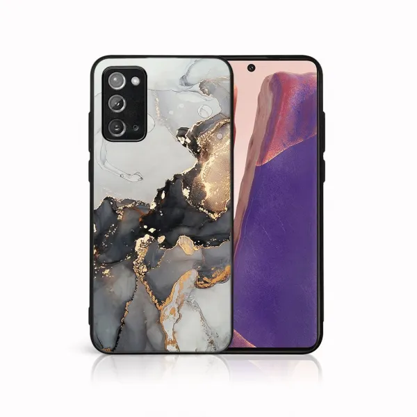 MY ART Ochranný obal pre Samsung Galaxy Note 20 GREY MARBLE (140)