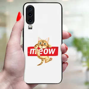 MY ART Ochranný obal pre Huawei P30 MEOW (183)