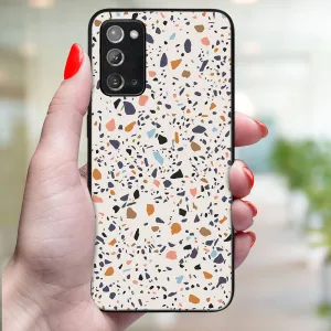 MY ART Ochranný obal pre Samsung Galaxy Note 20 BEIGE TERRAZZO (162)