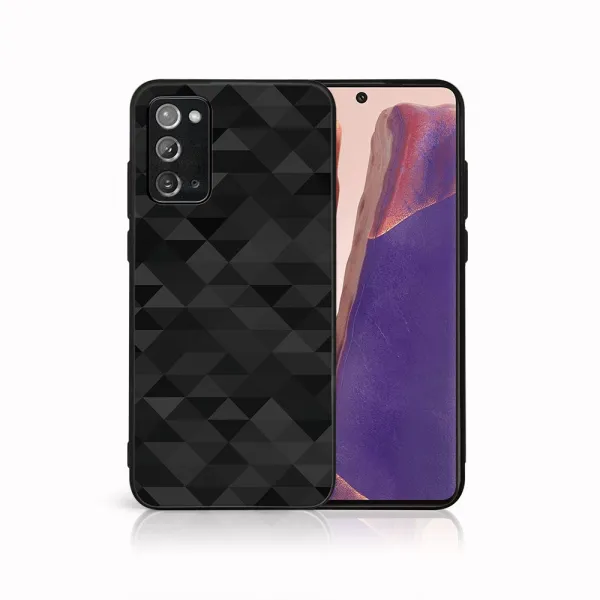MY ART Ochranný obal pre Samsung Galaxy Note 20 BLACK TRIANGLES (232)