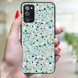MY ART Ochranný obal pre Samsung Galaxy Note 20 BLUE TERRAZZO (164)