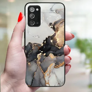 MY ART Ochranný obal pre Samsung Galaxy Note 20 GREY MARBLE (140)