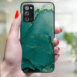 MY ART Ochranný obal pre Samsung Galaxy Note 20 GREEN MARBLE (145)