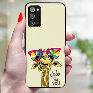 MY ART Ochranný obal pre Samsung Galaxy Note 20 GIRAFFE (180)
