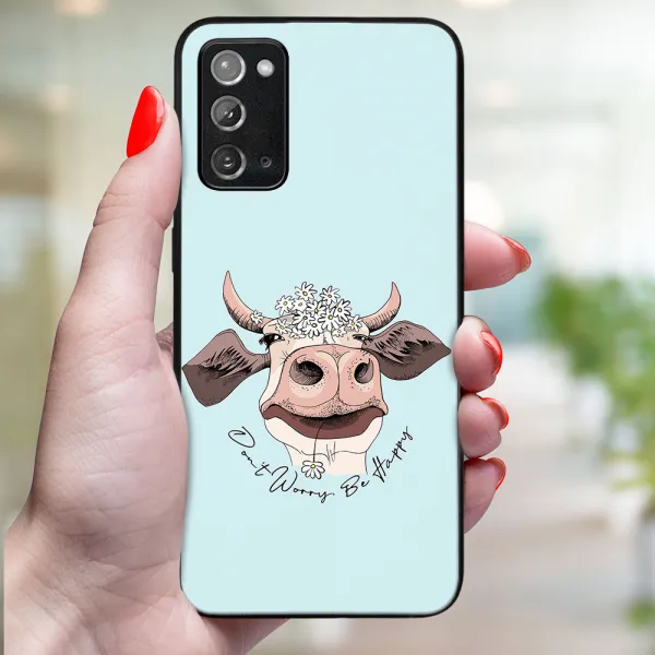 MY ART Ochranný obal pre Samsung Galaxy Note 20 HAPPY COW (181)