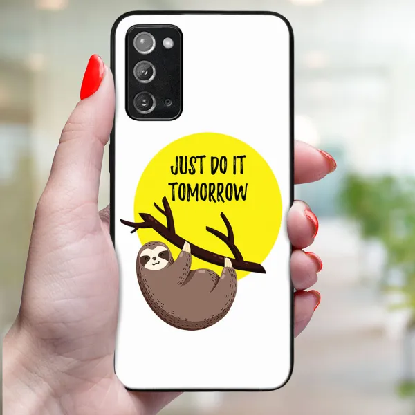 MY ART Ochranný obal pre Samsung Galaxy Note 20 SLOTH (188)