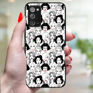 MY ART Ochranný obal pre Samsung Galaxy Note 20 LIPSTICK (174)