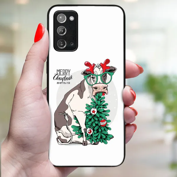 MY ART Obal s vianočným dizajnom Samsung Galaxy Note 20 MERRY CHRISTMAS (074)