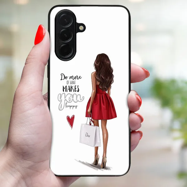 MY ART Ochranný kryt pre Samsung Galaxy A17 / A17 5G RED DRESS (137)