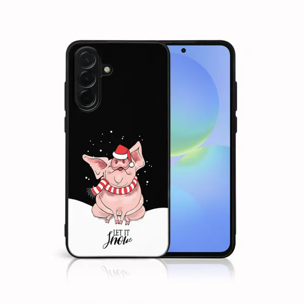 MY ART Kryt s vianočným dizajnom Samsung Galaxy A17 / A17 5G LET IT SNOW (075)