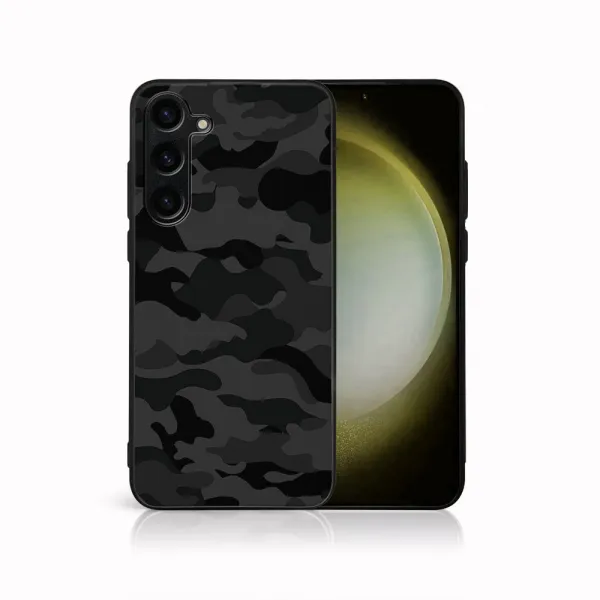 MY ART Ochranný kryt pre Samsung Galaxy S25 FE BLACK CAMO (234)