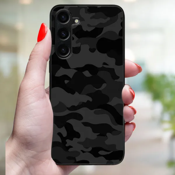 MY ART Ochranný kryt pre Samsung Galaxy S25 FE BLACK CAMO (234)