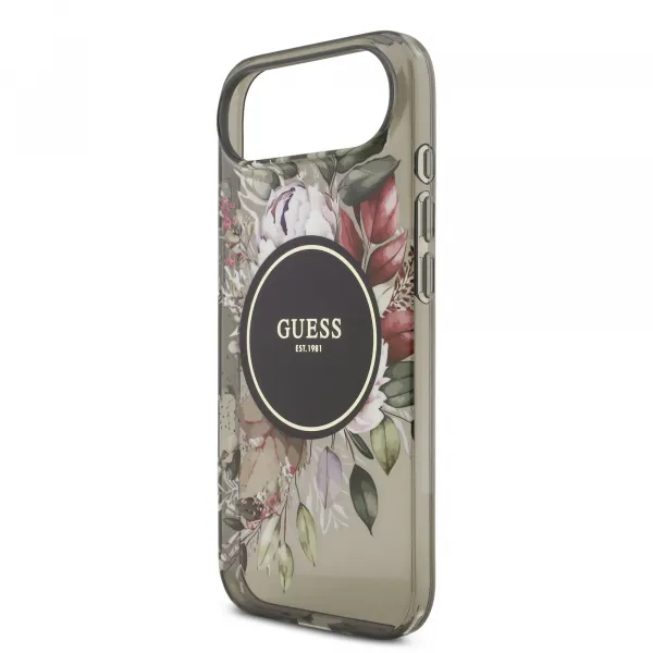 GUESS IML FLOWER STRAP Ochranný kryt Apple iPhone Air BLACK