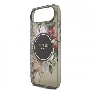 GUESS IML FLOWER STRAP Ochranný kryt Apple iPhone Air BLACK