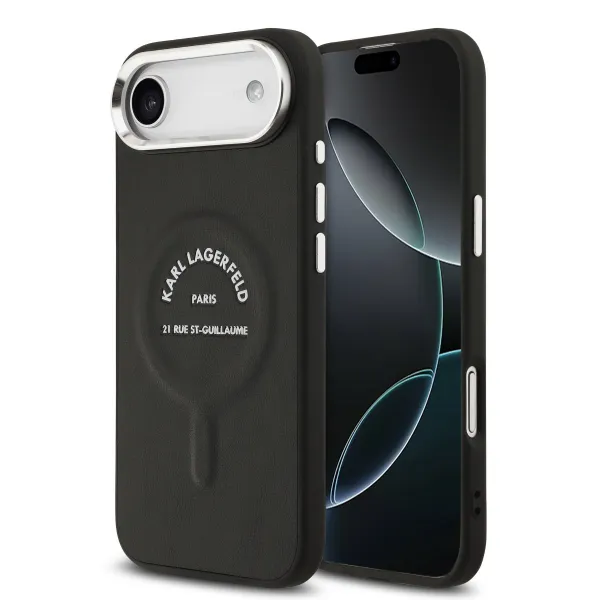 KARL LAGERFELD PU RSG Ochranný kryt s MagSafe Apple iPhone Air BLACK