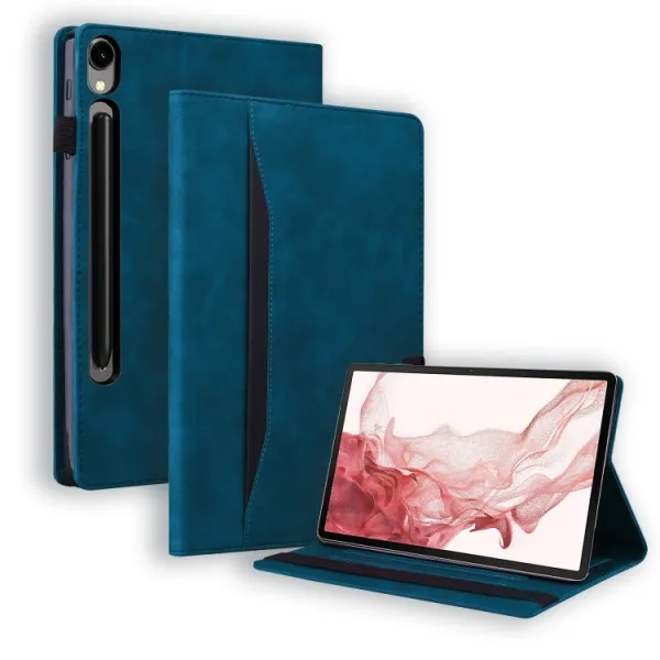FLATY Zaklápacie puzdro pre Samsung Galaxy Tab S10 Ultra / Tab S11 Ultra modré