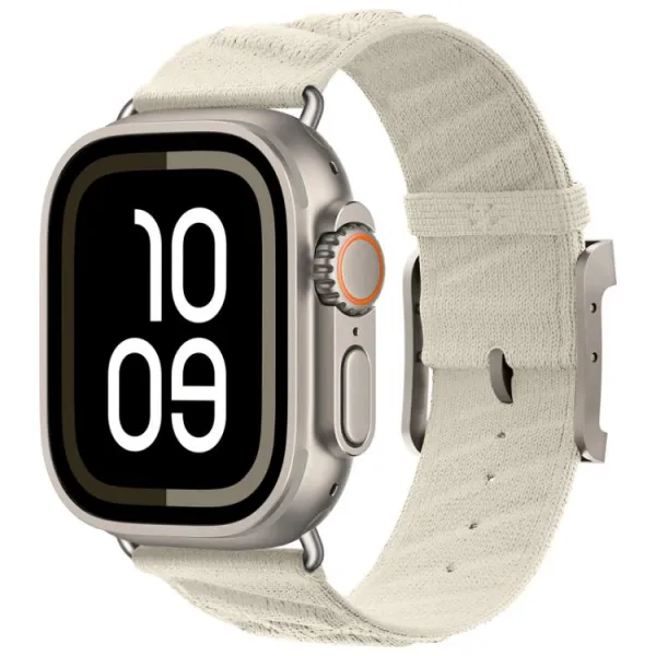TWILL BAND Nylonový remienok pre Apple Watch 44 / 45 / 46 / 49mm STARLIGHT