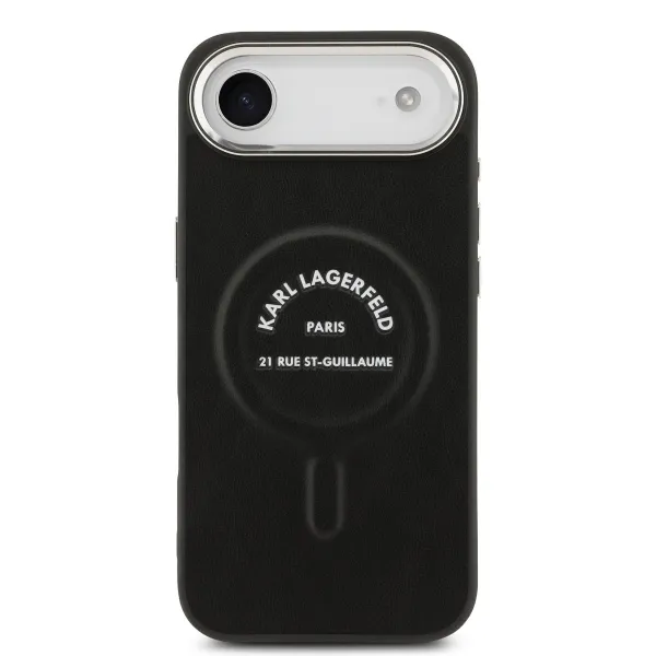 KARL LAGERFELD PU RSG Ochranný kryt s MagSafe Apple iPhone Air BLACK