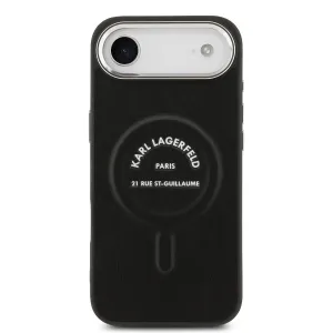 KARL LAGERFELD PU RSG Ochranný kryt s MagSafe Apple iPhone Air BLACK