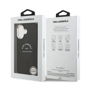 KARL LAGERFELD PU RSG Ochranný kryt s MagSafe Apple iPhone 17 BLACK