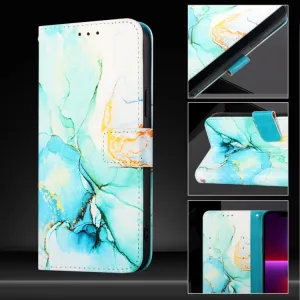 ART MARBLE Peňaženkový kryt pre Honor X5c Plus GREEN