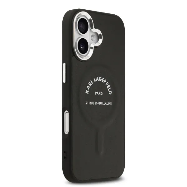 KARL LAGERFELD PU RSG Ochranný kryt s MagSafe Apple iPhone 17 BLACK