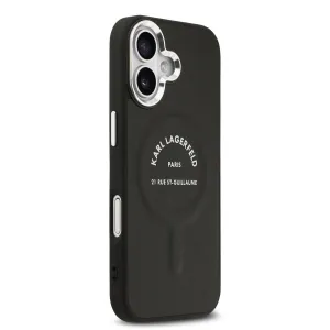 KARL LAGERFELD PU RSG Ochranný kryt s MagSafe Apple iPhone 17 BLACK