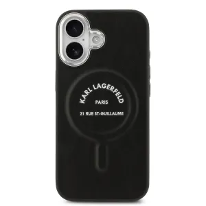 KARL LAGERFELD PU RSG Ochranný kryt s MagSafe Apple iPhone 17 BLACK