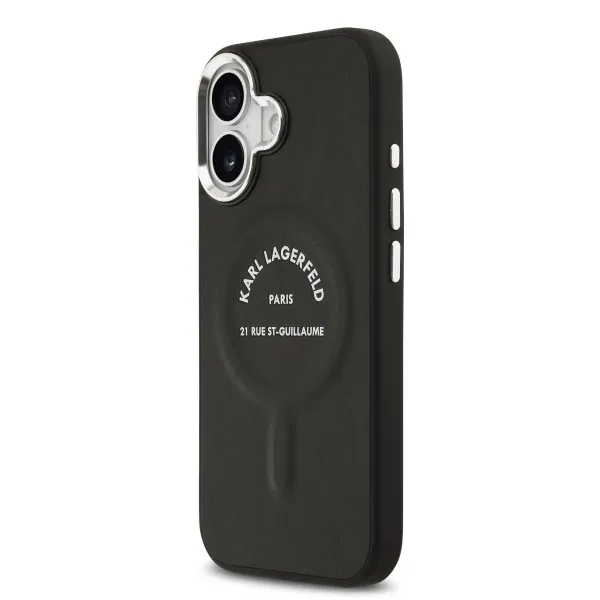 KARL LAGERFELD PU RSG Ochranný kryt s MagSafe Apple iPhone 17 BLACK