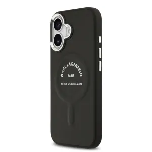 KARL LAGERFELD PU RSG Ochranný kryt s MagSafe Apple iPhone 17 BLACK